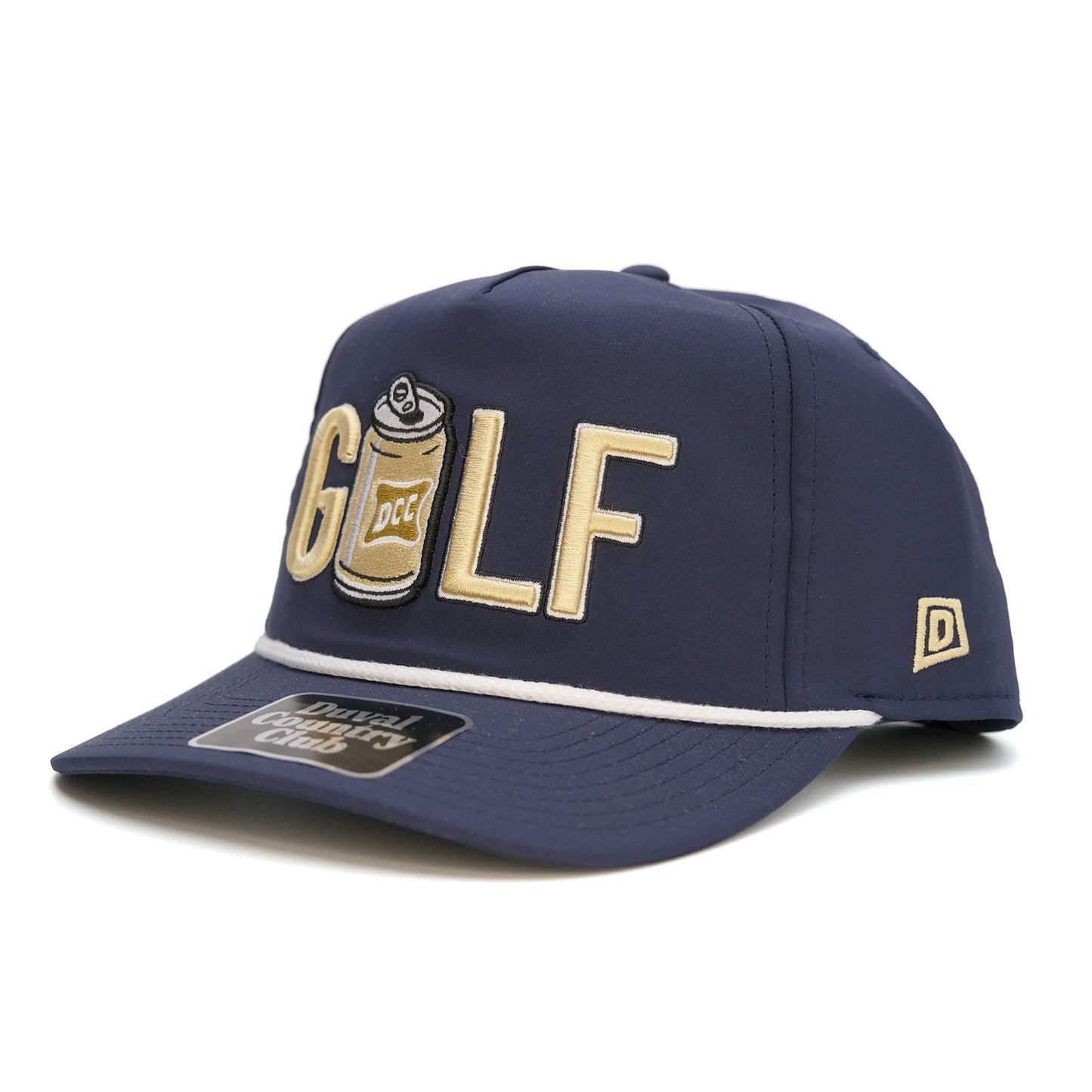 "GOLF" - Navy - caddie hat