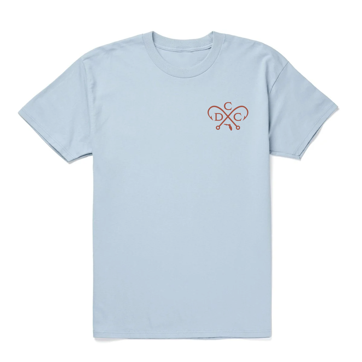 "DCC Redfish" - lite blue tshirt