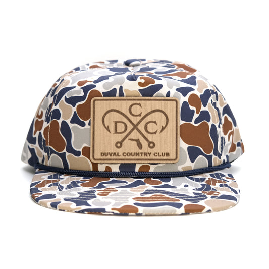 "DCC Deck Patch"- camo unstructured hat