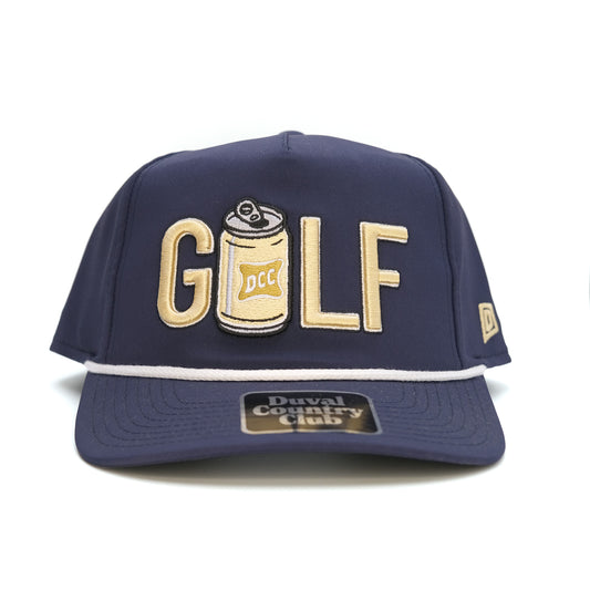 "GOLF" - Navy - caddie hat