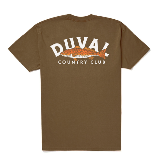 "Duval Redfish" - brown tshirt