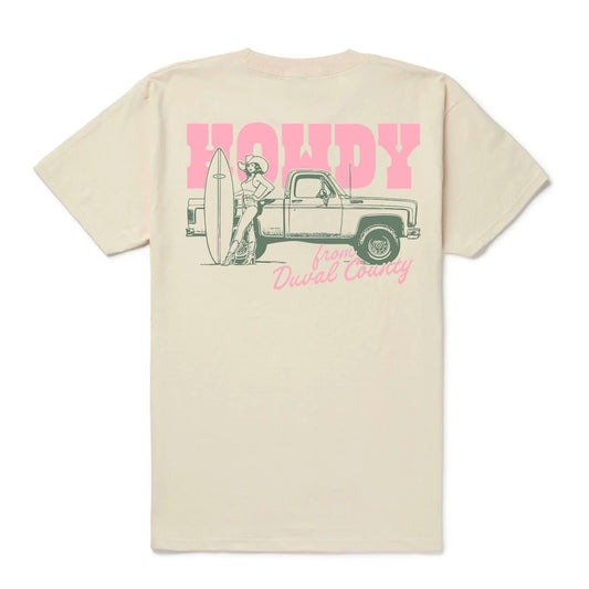 "Howdy from Duval County" - surf truck tshirt